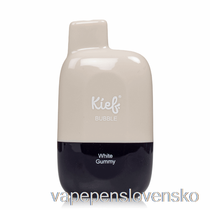 Xtra Kief Bubble 6500 Jednorazová Biela Gumená Vape Cigareta